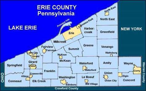 erie pa on map